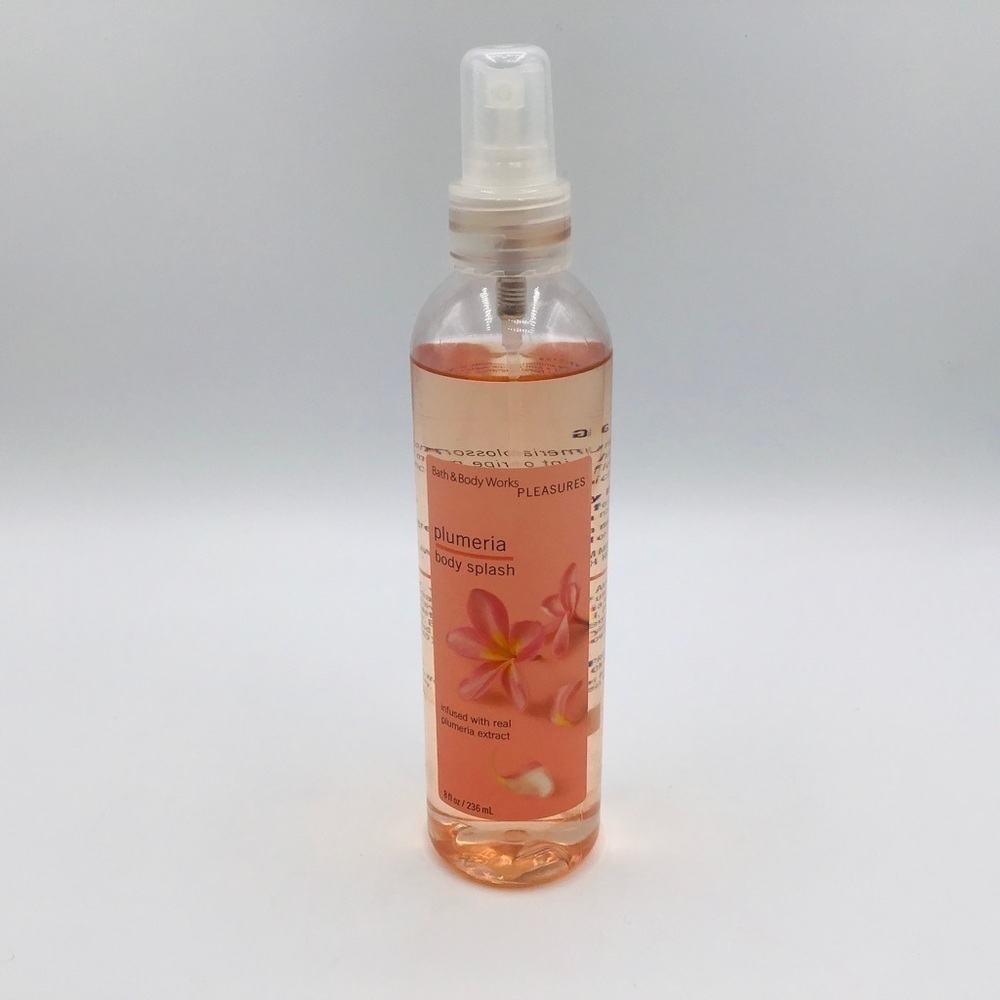 BATH & Body Works Original Plumeria Body Spray Splash Mist 8 fl oz NEW Tropical